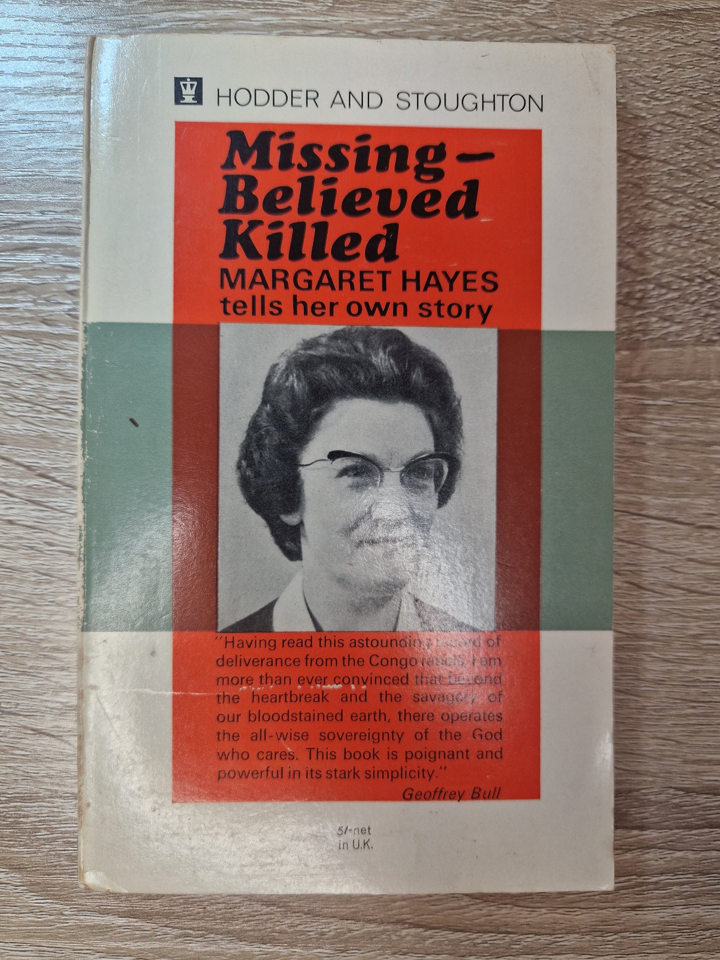 Missing - Believed Killed by Margaret Hayes