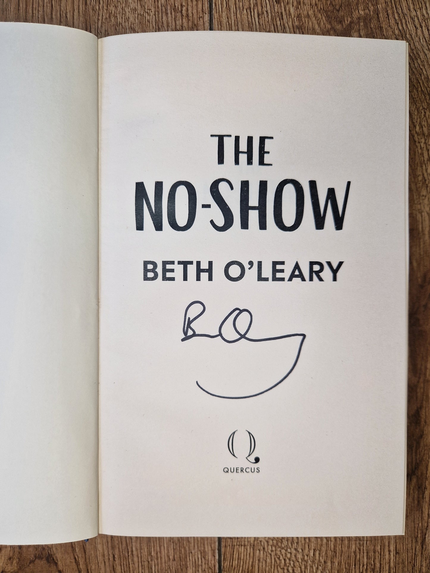 The No-Show by Beth O'leary (Signed, First Edition)