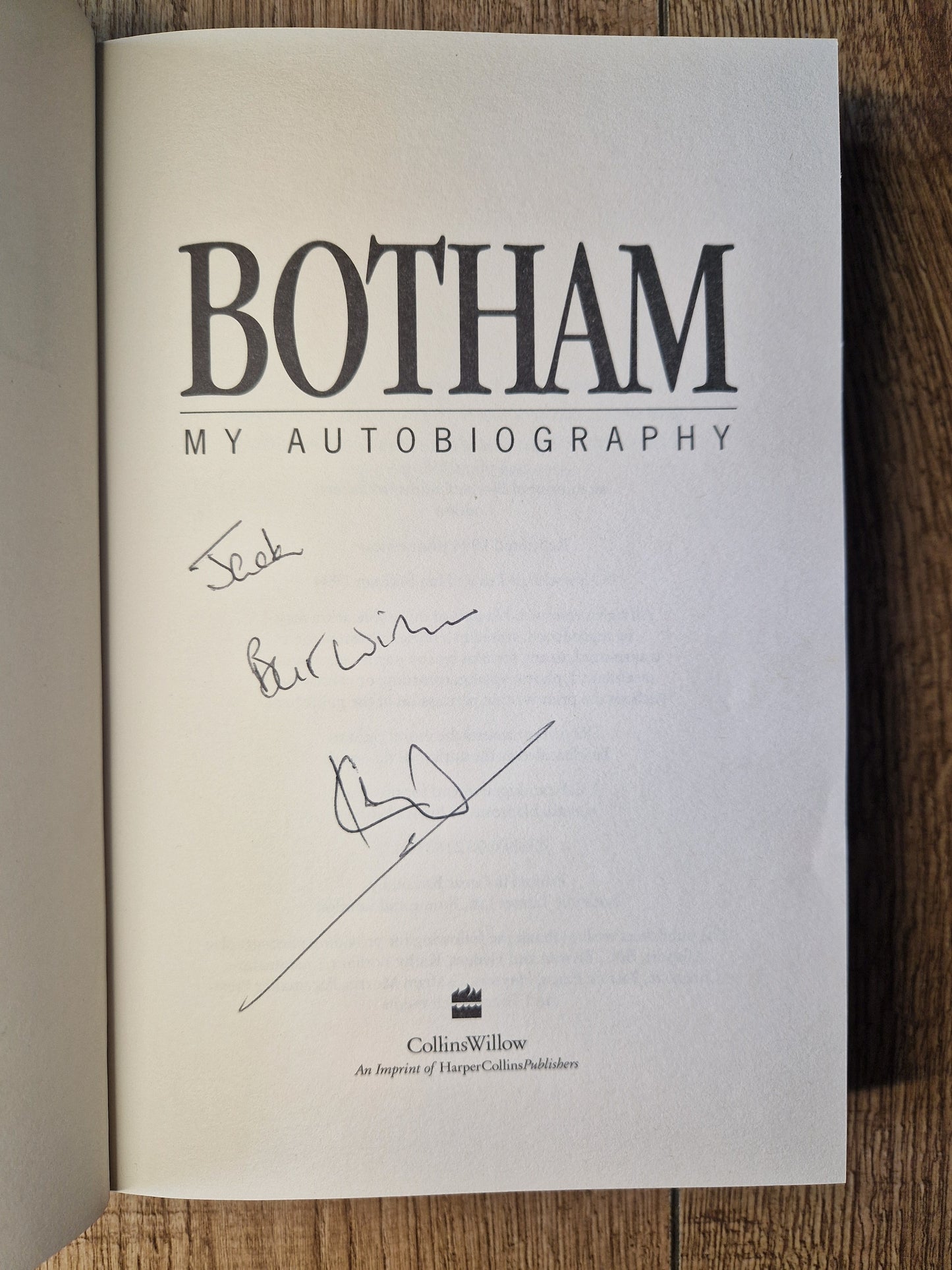 Botham - My Autobiography by Ian Botham (Signed)